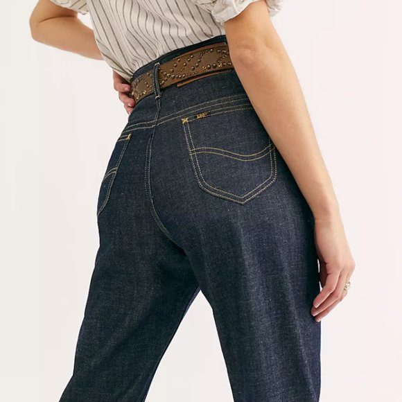 NWT Free People x Lee Lady Rider Jeans Plus Size 32 - Picture 2 of 15